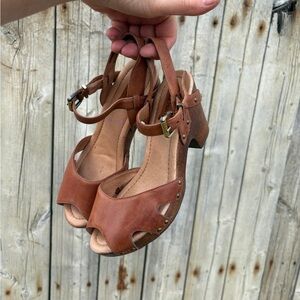 Brown Leather Women's Sandals